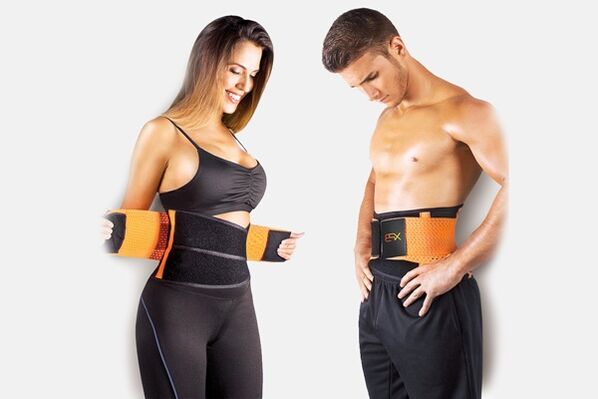 Centura cu efect sauna pentru slabit