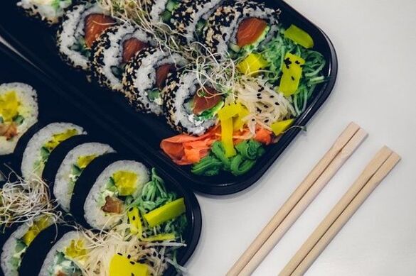 sushi pentru dieta japoneză